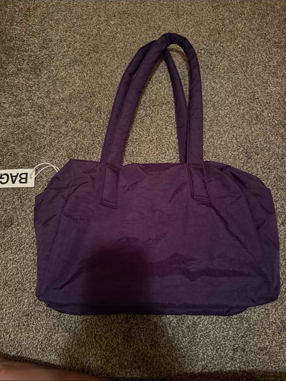 baggu everyday cloud bag in fig